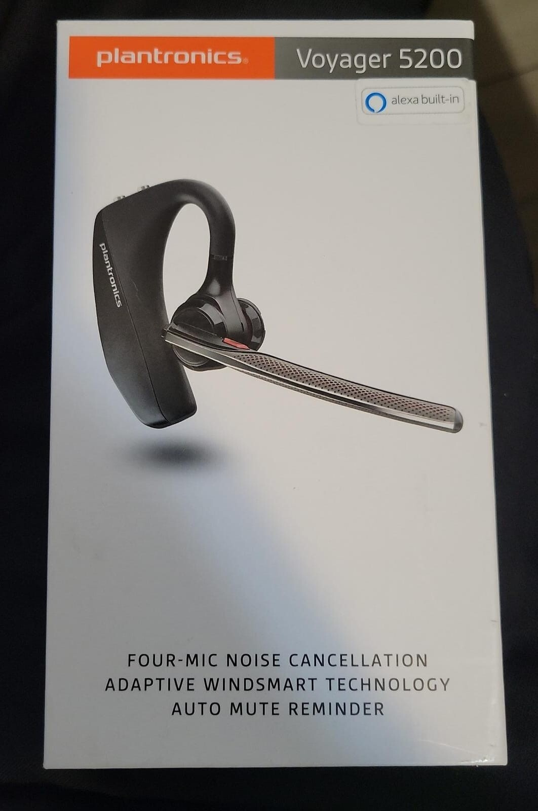 Plantronics Voyager 5200 Noise Canceling Bluetooth Headset w/Alexa 470-#-3