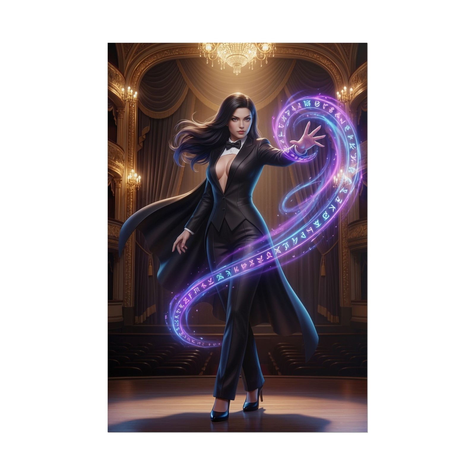 Zatanna Poster, DC Comics Art Print, Mystic Sorceress Wall Art