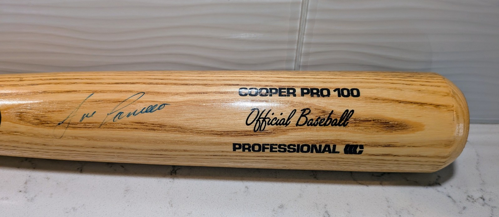Jose Canseco Signed Cooper Bat Signed At Hofstra University In The Mid-90s # COA Jose Canseco Signed Cooper Bat Signed At Hofstra University In The Mid-90s # COA