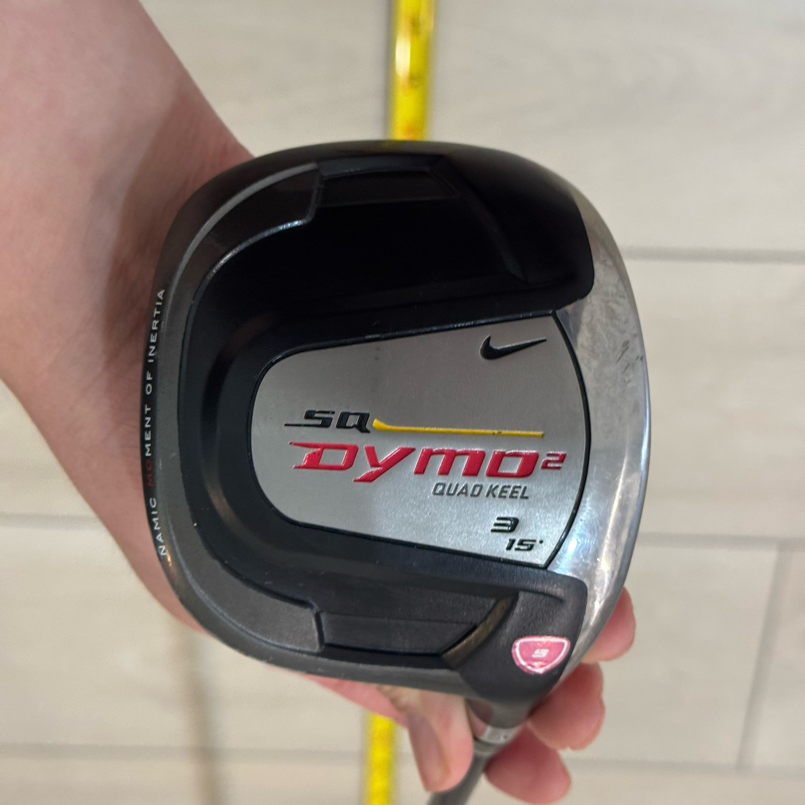 Nike SQ Dymo2 Quad Keel 3 Wood 15° RH W Flex UST AxivCore 70g Graphite Nike SQ Dymo2 Quad Keel 3 Wood 15° RH W Flex UST AxivCore 70g Graphite