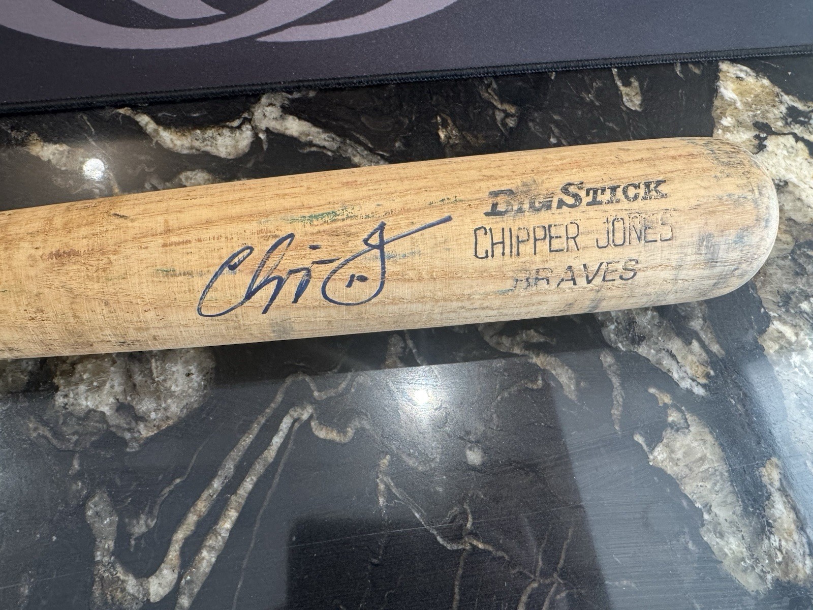 1997 Chipper Jones Rawlings Big Stick Game Used Bat PSA 10 LOA Braves HOF 1997 Chipper Jones Rawlings Big Stick Game Used Bat PSA 10 LOA Braves HOF