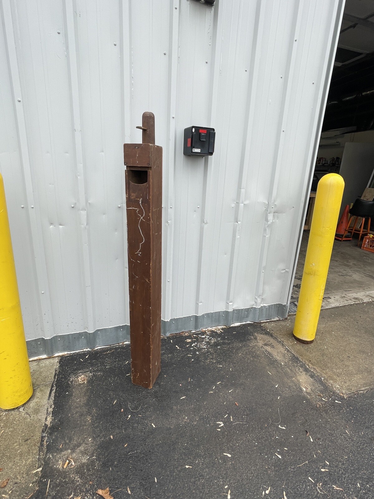 Large 60” Vintage Architectural Salvage Pipe Organ Wood Box Pipe Tube, Flute Large 60” Vintage Architectural Salvage Pipe Organ Wood Box Pipe Tube, Flute