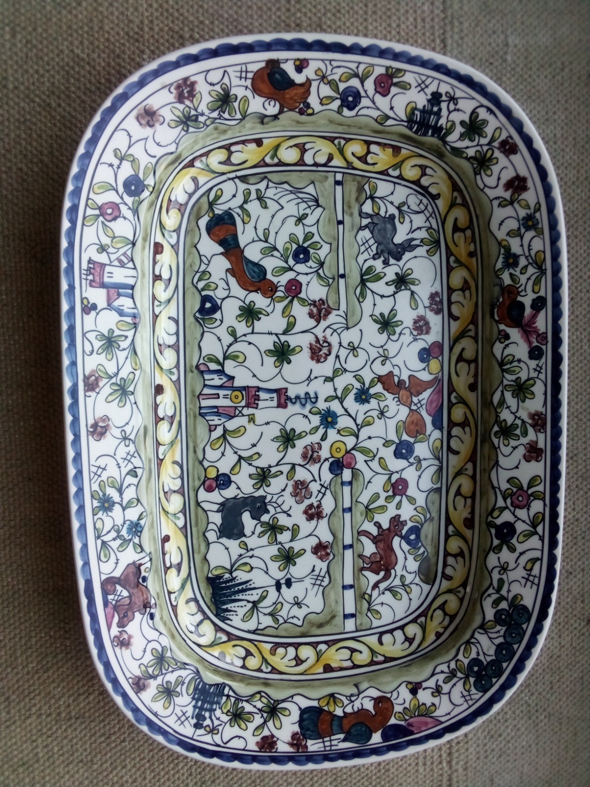 Williams Sonoma Provance Serving Platter Large Hand Painted