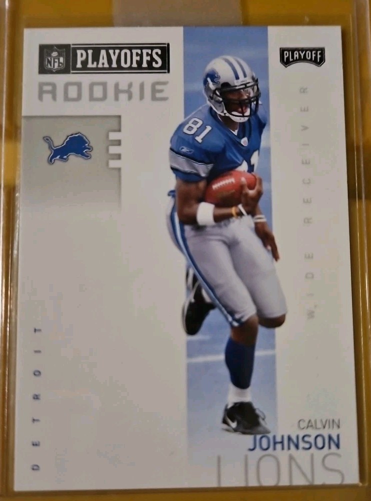 2007 Playoff Calvin Johnson Rookie Card Playoffs Preview #P-3 Mint (RC) MEGATRON