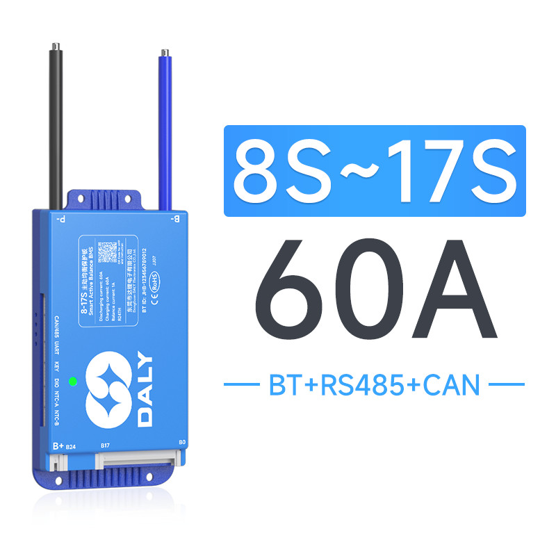 Daly 100A Smart BMS RS485 Bluetooth APP for 4S-24S Lifepo4 Li-ion LTO Battery