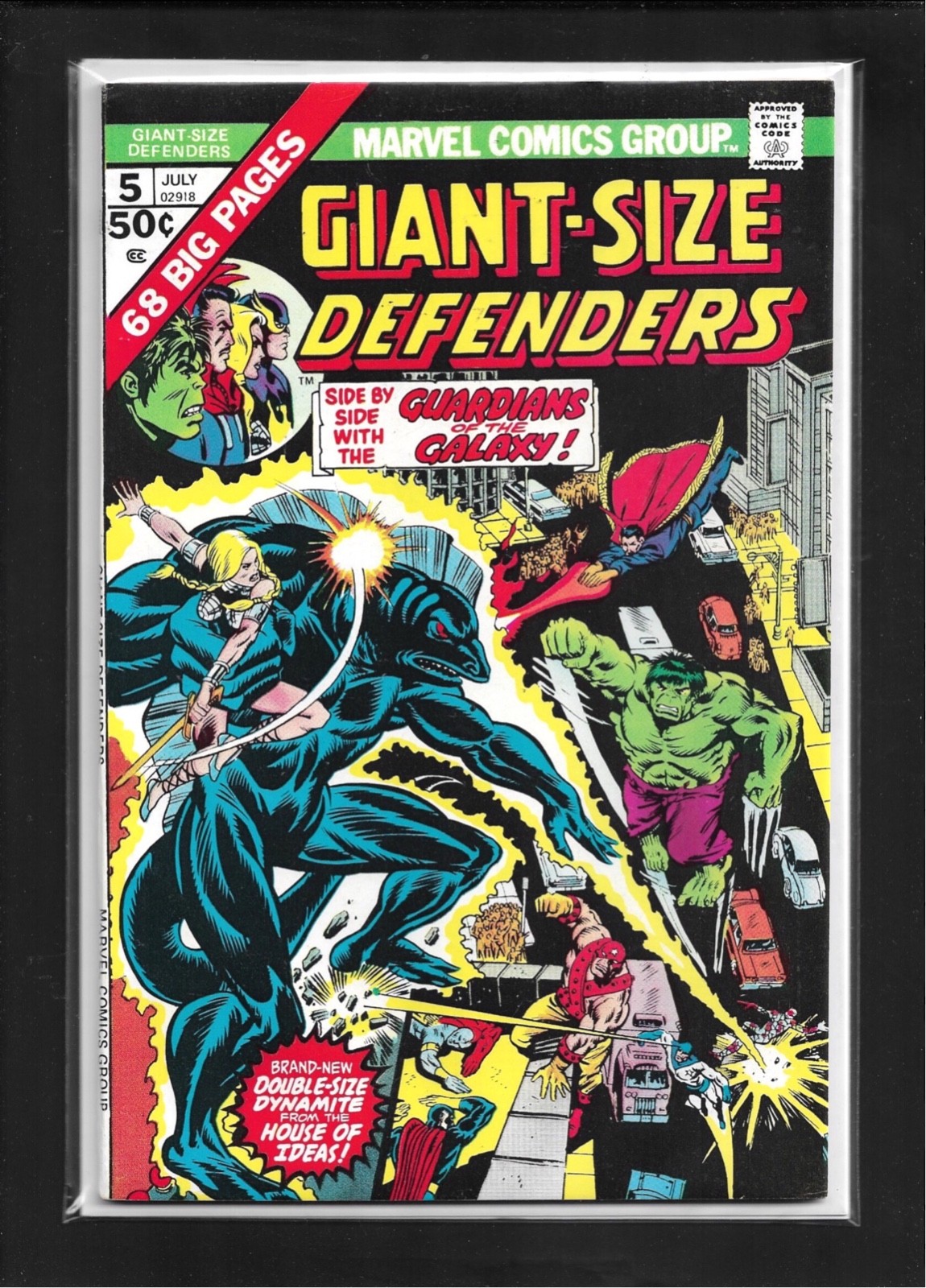 Giant Size Defenders #5 (1975): 3rd Appearance Guardians of The Galaxy NM-