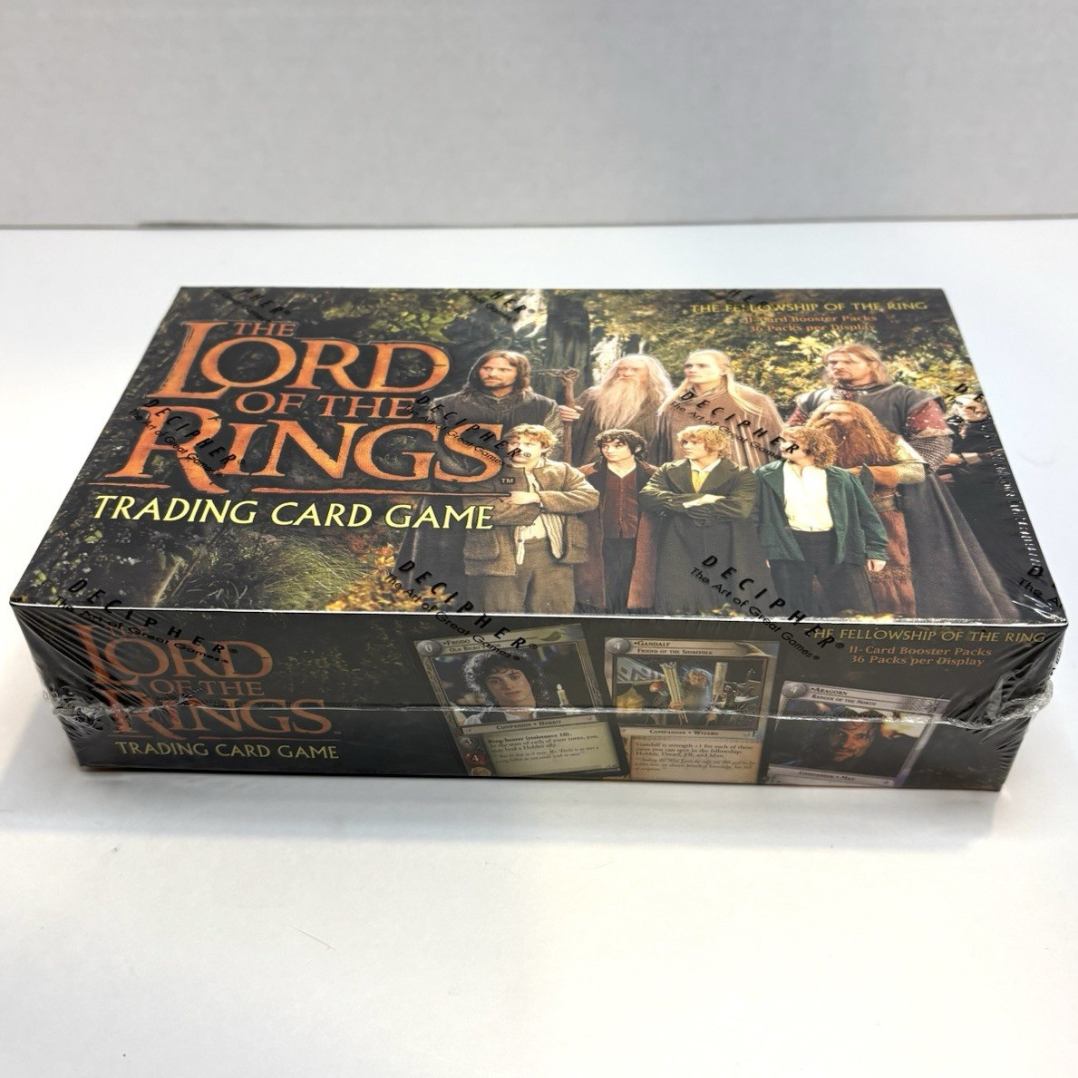 Decipher LOTR TCG Fellowship of the Ring Booster Box 36 Packs English 2001