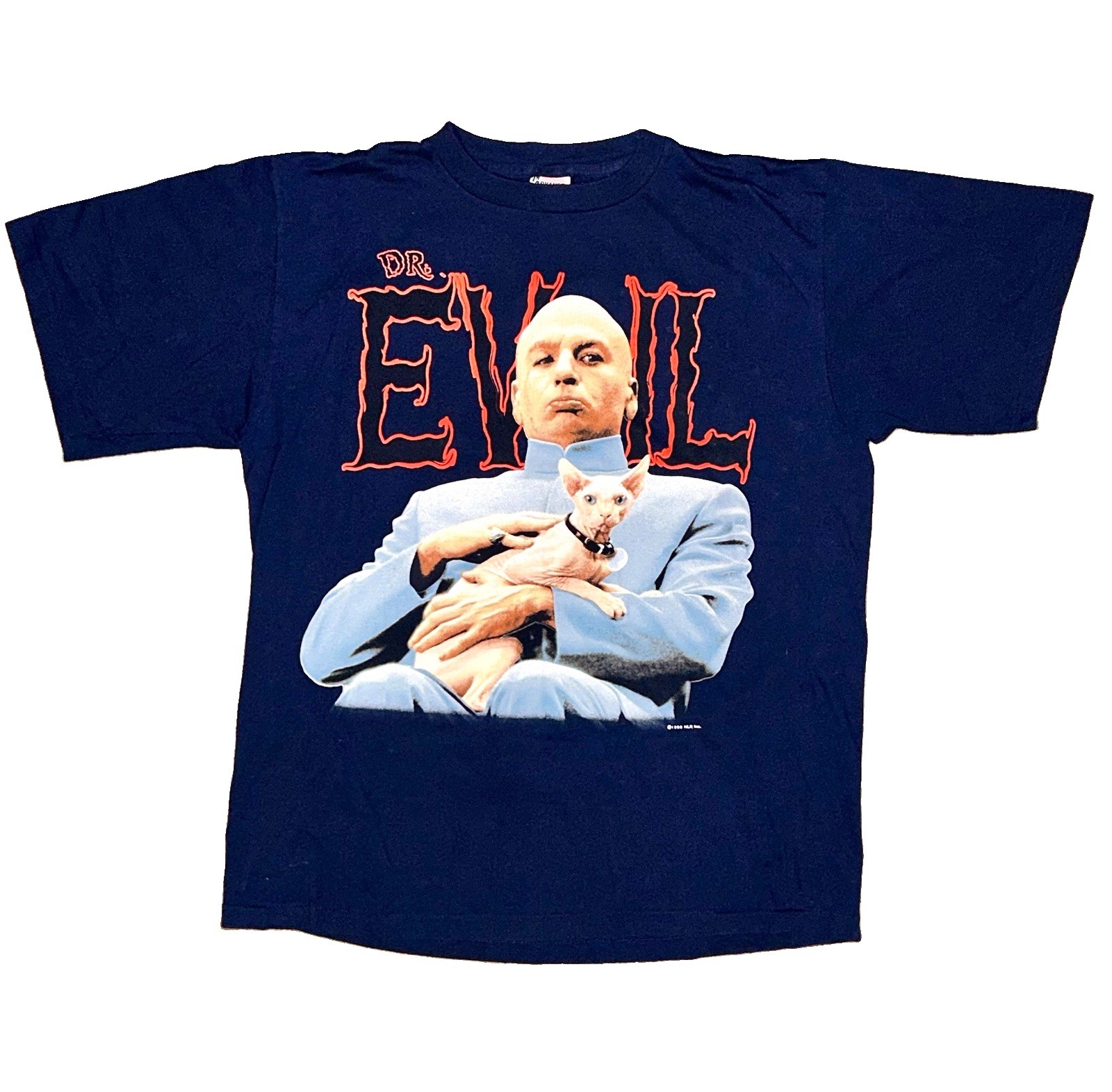 Vintage 1999 Dr Evil Austin Powers Movie Promo Shirt Mens XL Made In USA Vintage 1999 Dr Evil Austin Powers Movie Promo Shirt Mens XL Made In USA