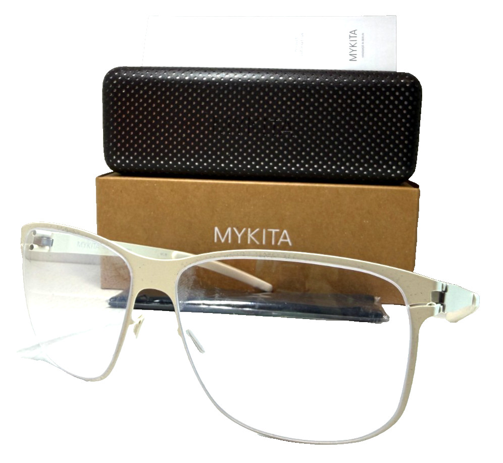 New Mykita No. 1 Darryl Col29 Matte Off White Authentic Eyeglasses Frame 57-15
