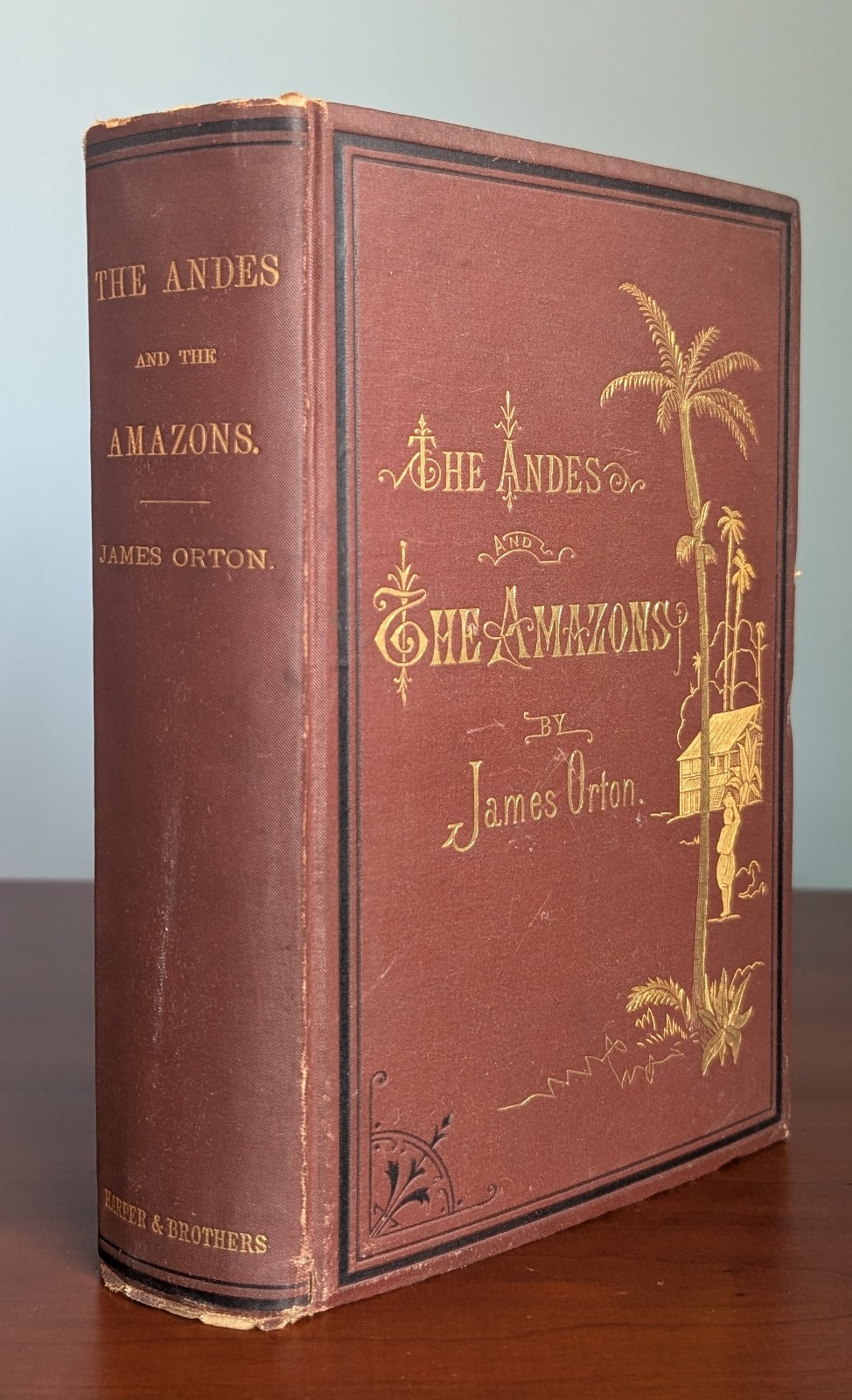 1876 James Orton Andes and Amazons Darwin Folding Maps Extra Illustrated Amazon