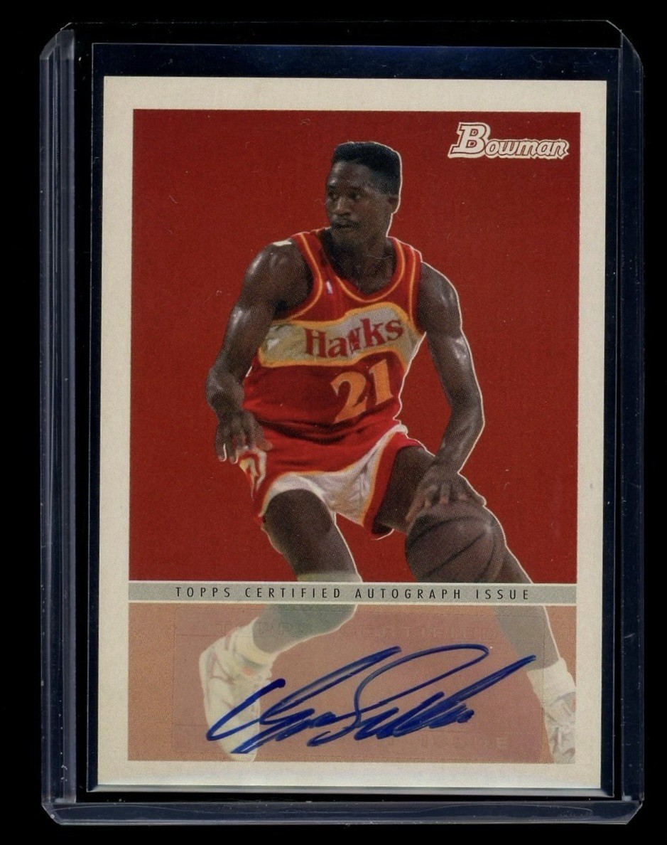 2009 Bowman '48 #48A-DWI Dominique Wilkins Autograph Auto SP Hawks HOF