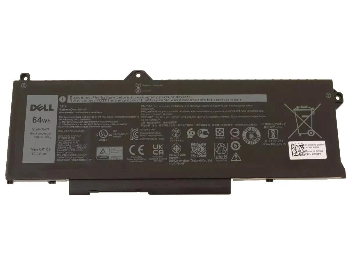 64Wh Genuine GRT01 Battery for Dell Latitude 5421 5431 5521 Precision 3561 3571