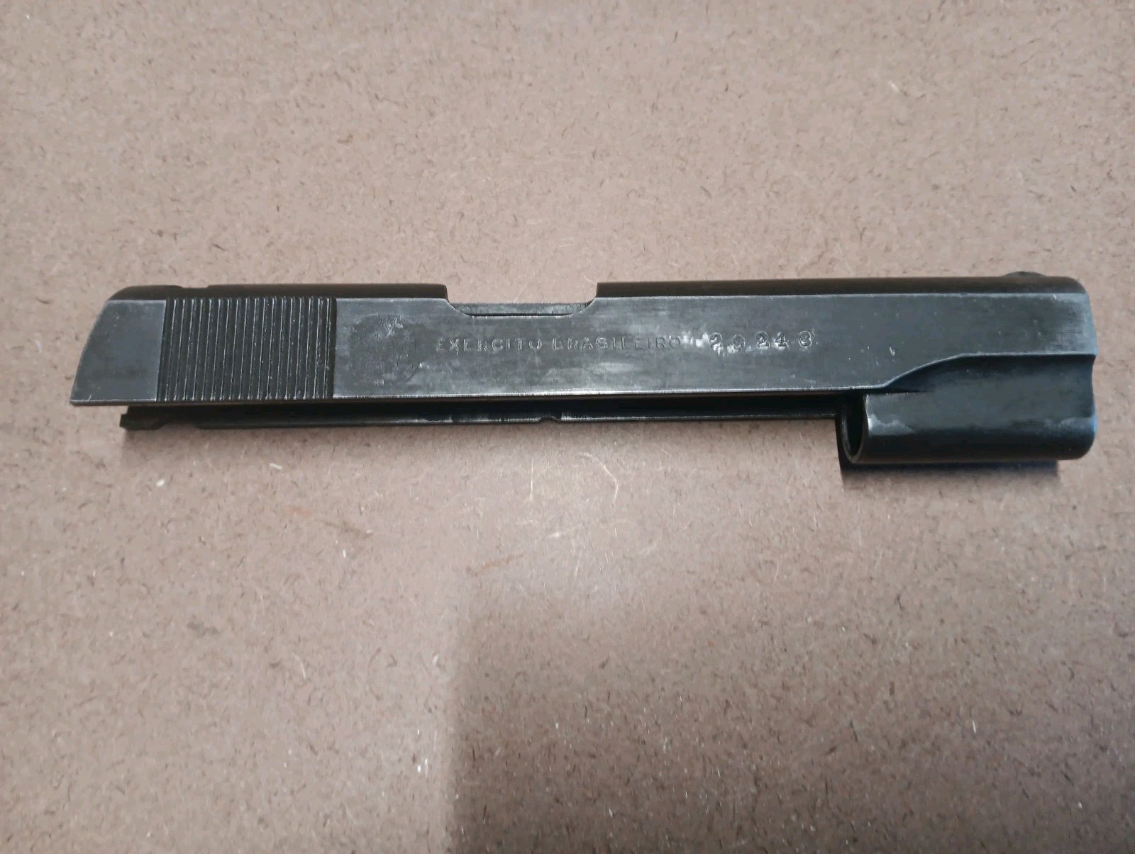 Original IMBEL 1911 Fabrica De Itajuba Brazilian Pistol Slide Nice Condition Original IMBEL 1911 Fabrica De Itajuba Brazilian Pistol Slide Nice Condition