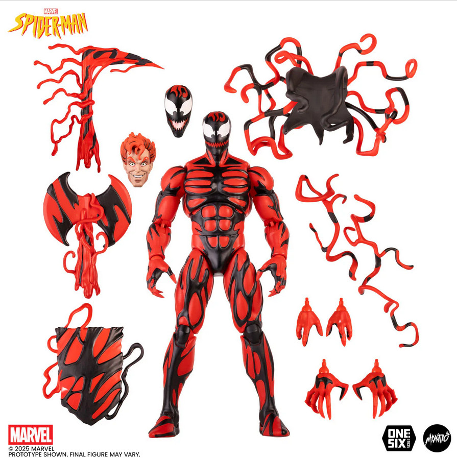 Mondo Spider-Man Animated Series Carnage 1/6 Scale Figure Standard Edition