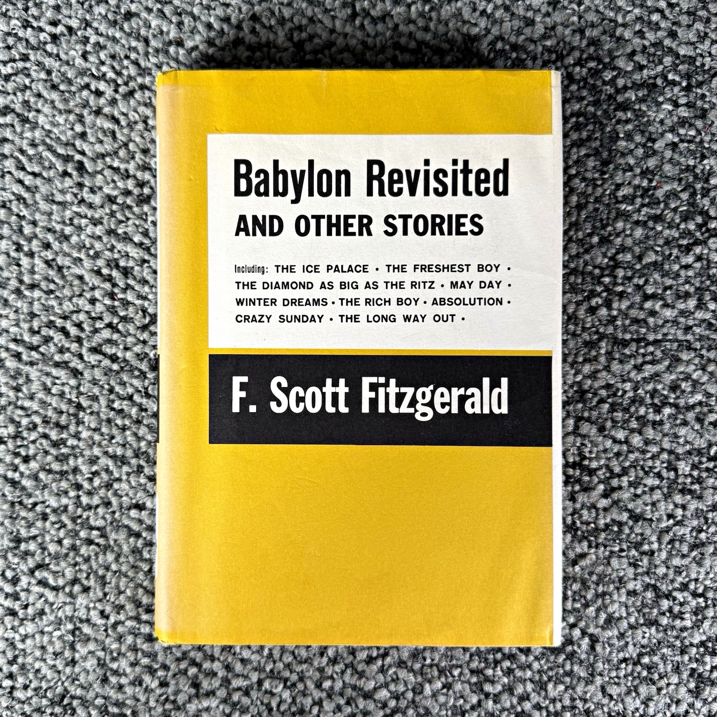 Vintage Babylon Revisited F Scott Fitzgerald 1965 Hardcover Scribner Dust Jacket