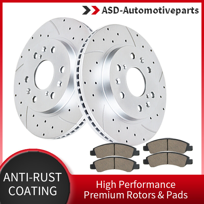 Front Drilled Brake Rotors Brakes Pads Fit Chevy SILVERADO 1500 GMC SIERRA 1500 Front Drilled Brake Rotors Brakes Pads Fit Chevy SILVERADO 1500 GMC SIERRA 1500