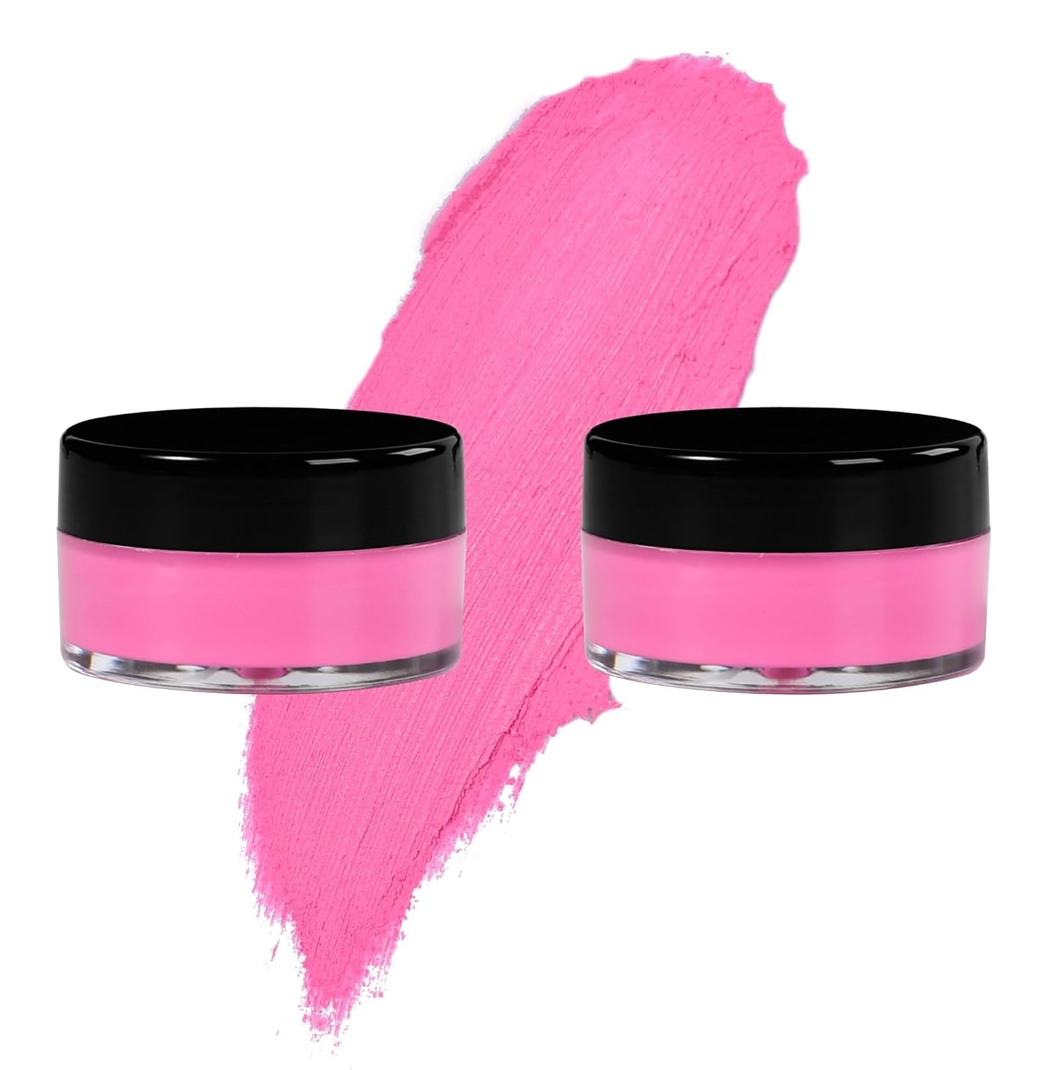 2PCS Matte Pink Cream Eyeshadow Blendable Smooth Long Lasting Eye Makeup