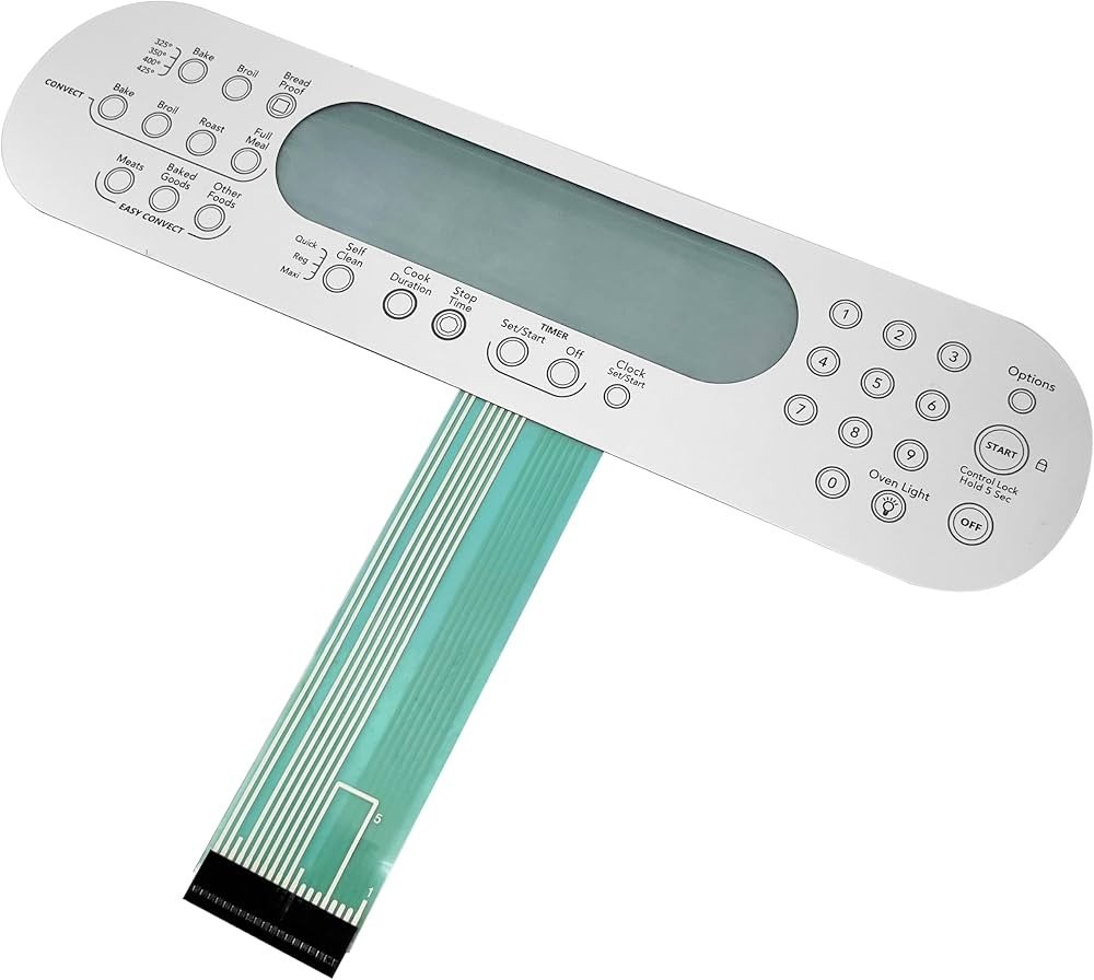 Whirlpool KGRK806PSS00 OEM Compatible Range Switch Membrane Touchpad