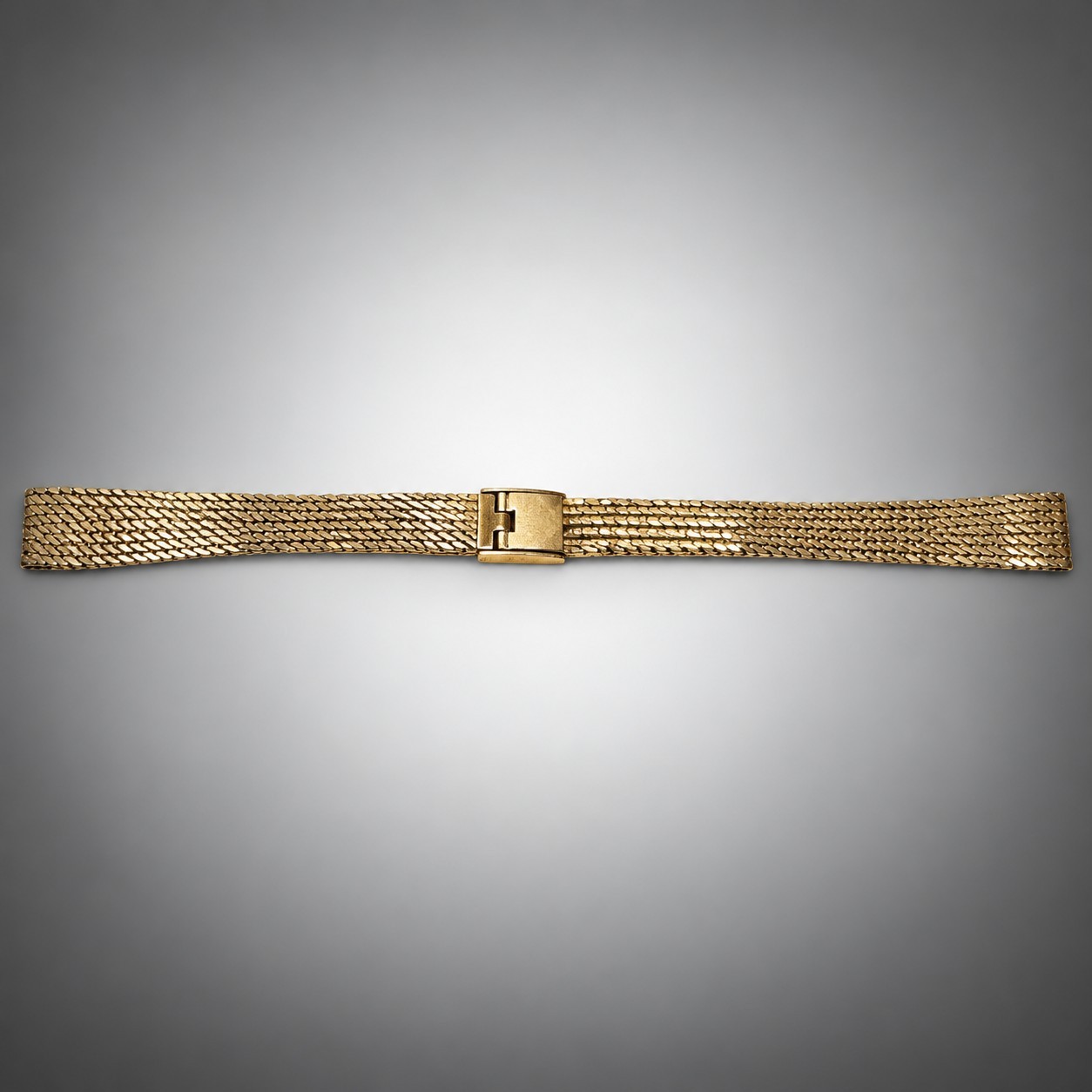 Vintage Hadley-Roma Duchess Ladies Gold Filled Mesh Watch Band USA