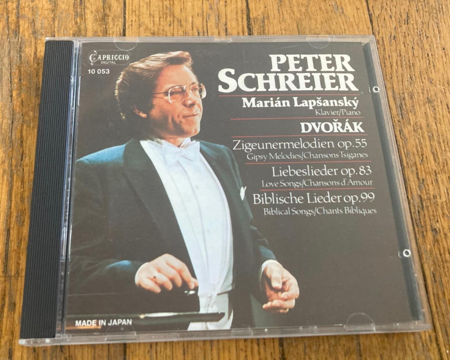 Dvořák: Zigeunermelodien Op. 55, Gypsy Melodies Love Songs Biblical Schreier CD