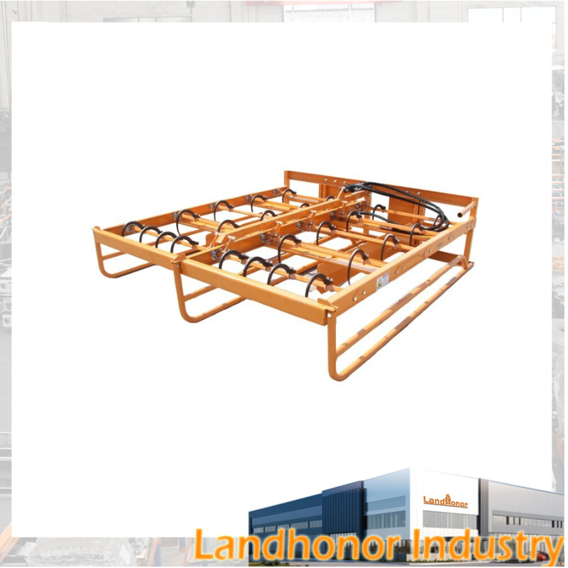 Landhonor 10-Bale Accumulator Grapple Straw Stacker for Skid Steer Hay Handling