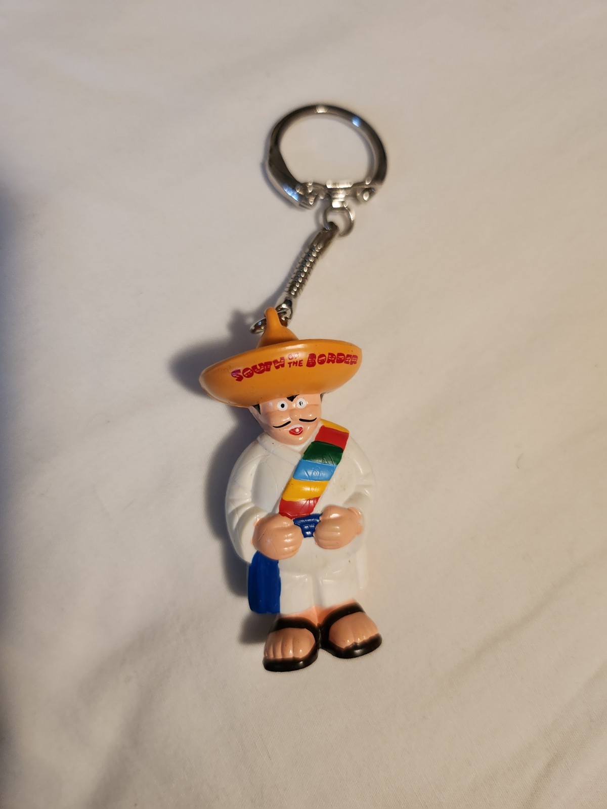 Vintage South Of The Border South Carolina Roadside Attraction Travel Keychain