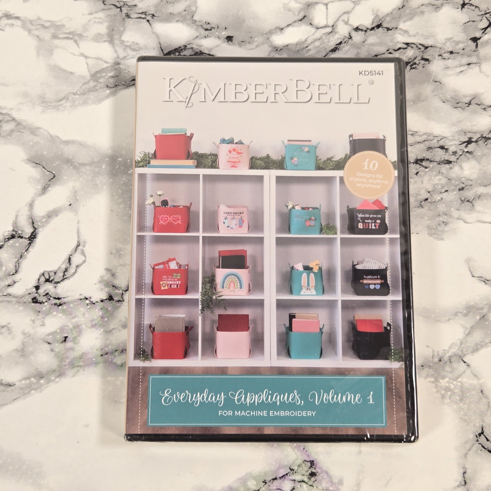 NEW KimberBell Everyday Appliques Volume 1 (One) For Machine Embroidery (KD5141)