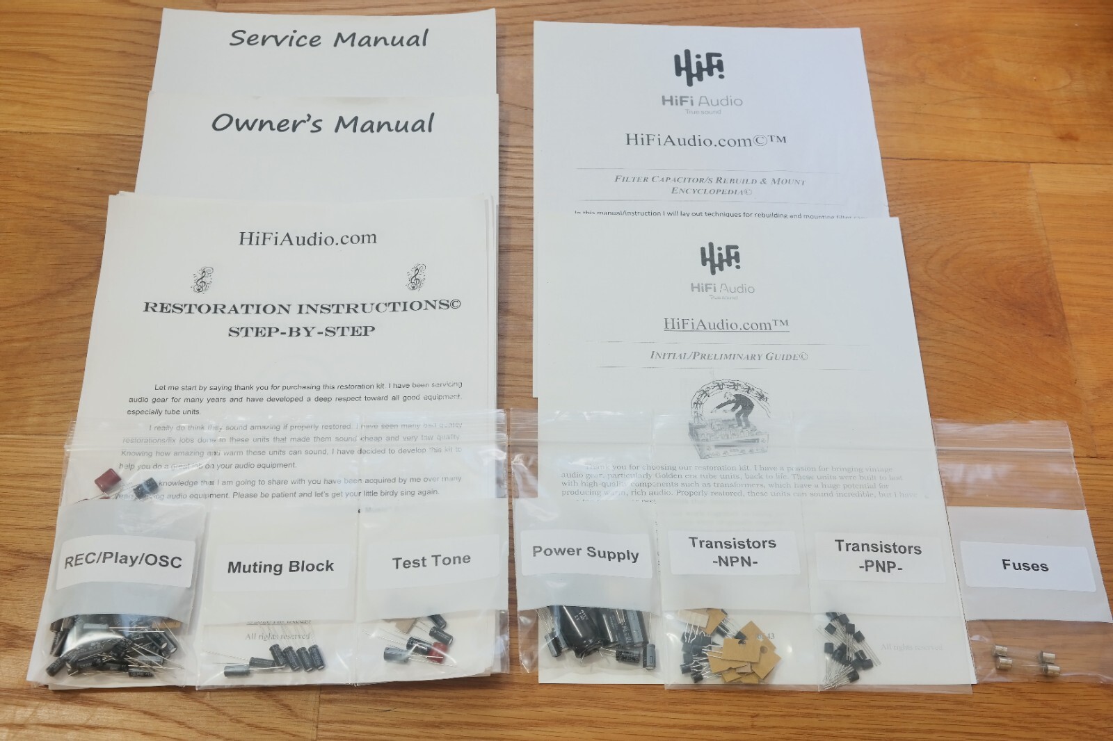 Kenwood KX-1030 cassette deck restoration recap upgrade kit repair capacitor