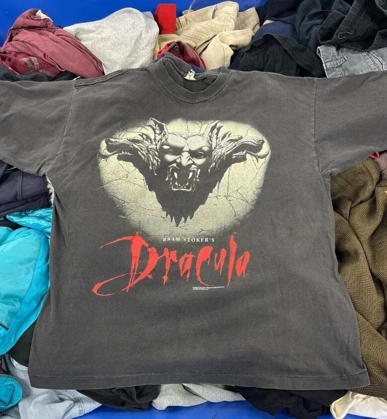 Vtg Rare 1992 Bram Stoker\'s Dracula T Shirt charcoal tee Unisex tee S-5XL