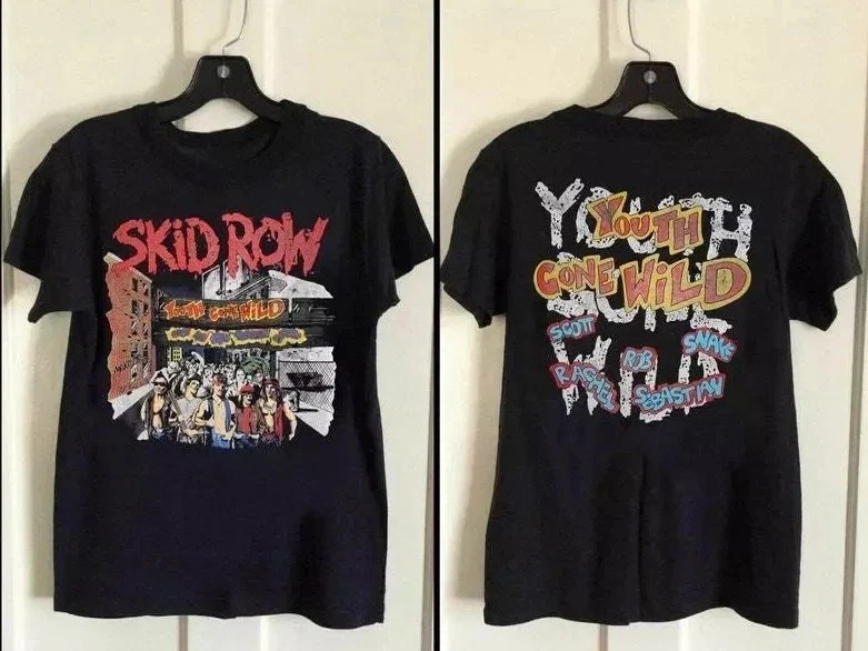 VTG 1989 Skid Row Youth Gone Wild T-shirt, size S-5XL