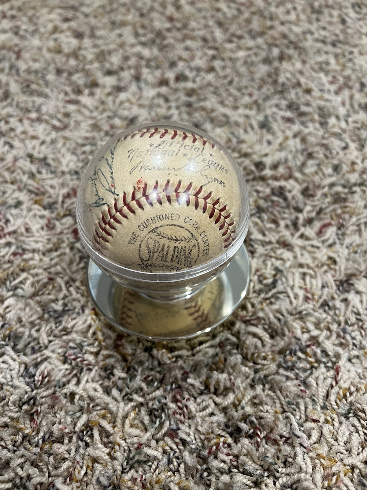 Vintage 1954-55 Philadelphia Phillies Team Spalding NL Baseball 28 Signatures
