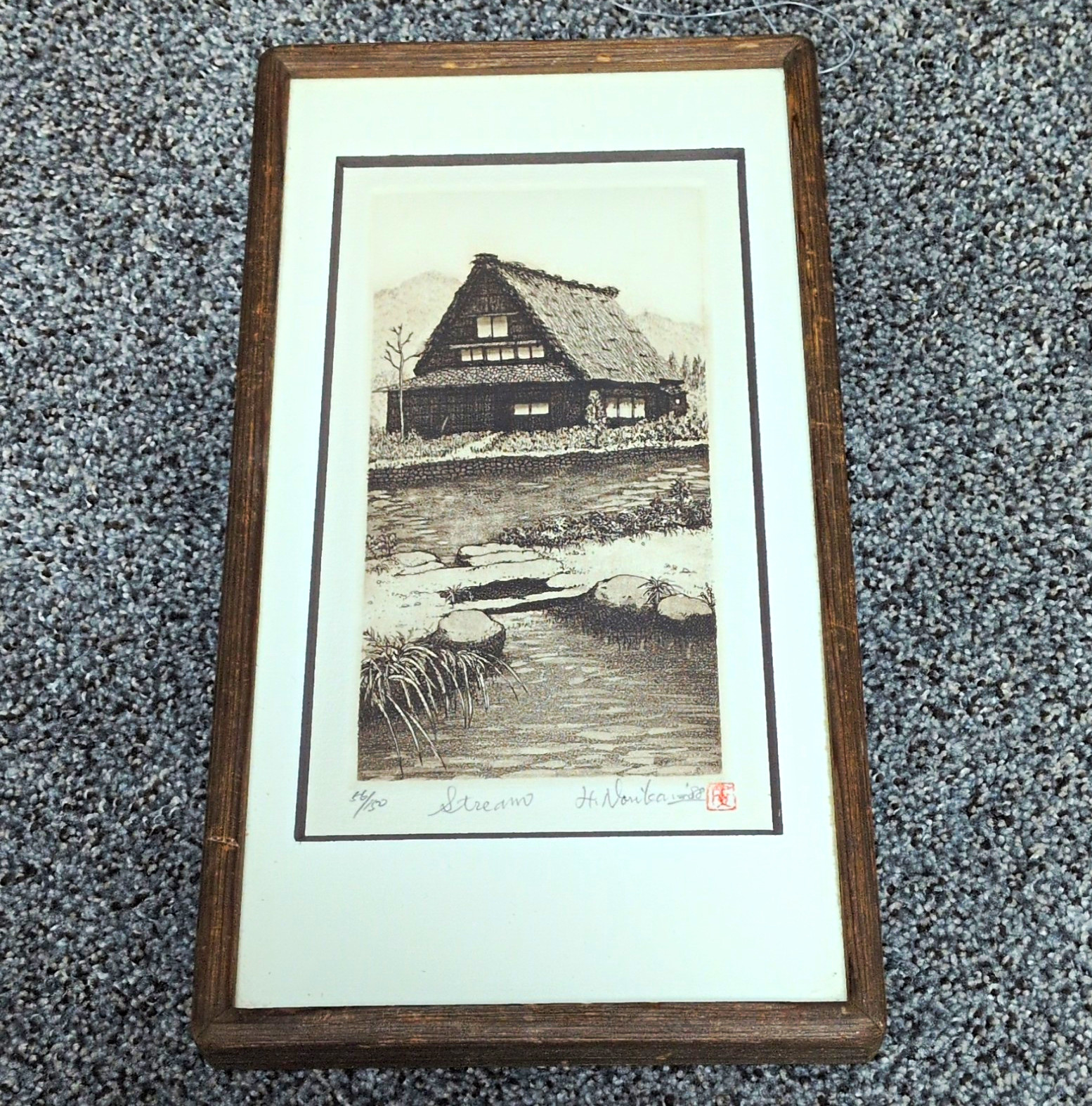 Norikane Hiroto Signed Numbered Etching Print \ Norikane Hiroto Signed Numbered Etching Print \