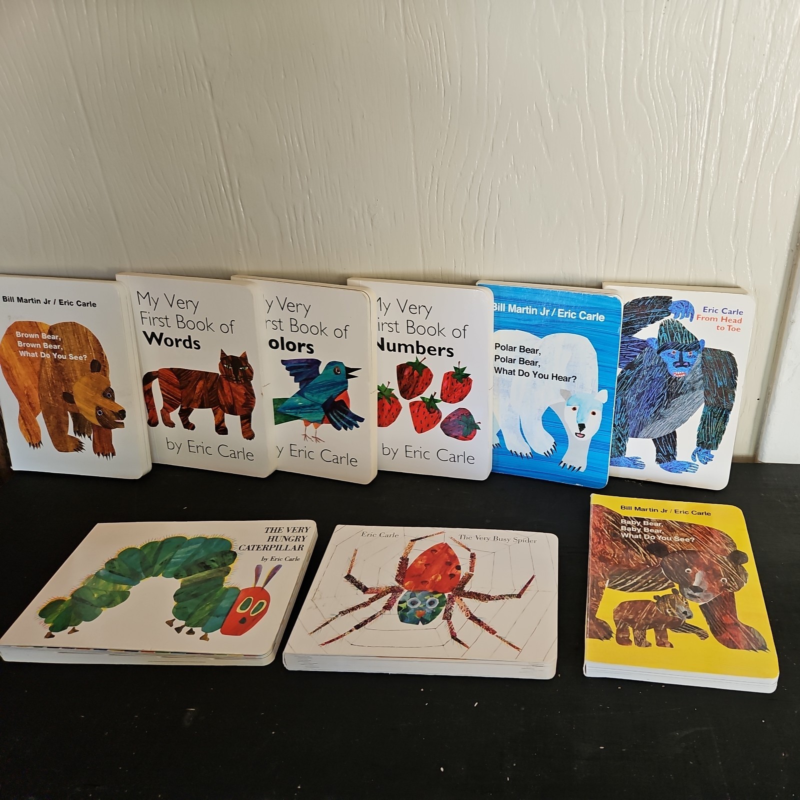 Lot of 9 Eric Carle Board Books for Children's/ Kids/ Toddler *Random Mix*