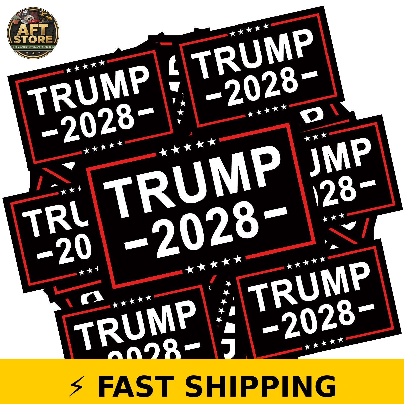 YINENA 100Pcs Trump 2028 Election Stickers 2x3 Inch Waterproof Decals YINENA 100Pcs Trump 2028 Election Stickers 2x3 Inch Waterproof Decals
