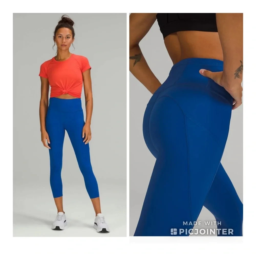 Lululemon Fast and Free High-Rise Crop 23\ Lululemon Fast and Free High-Rise Crop 23\