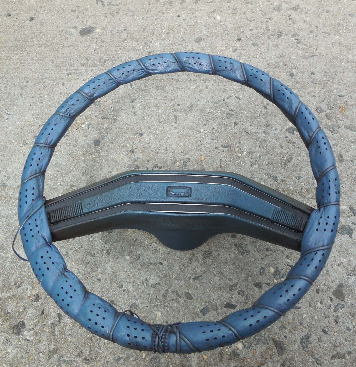 Used Original 1970-1974  Ford Galaxie Steering Wheel Blue