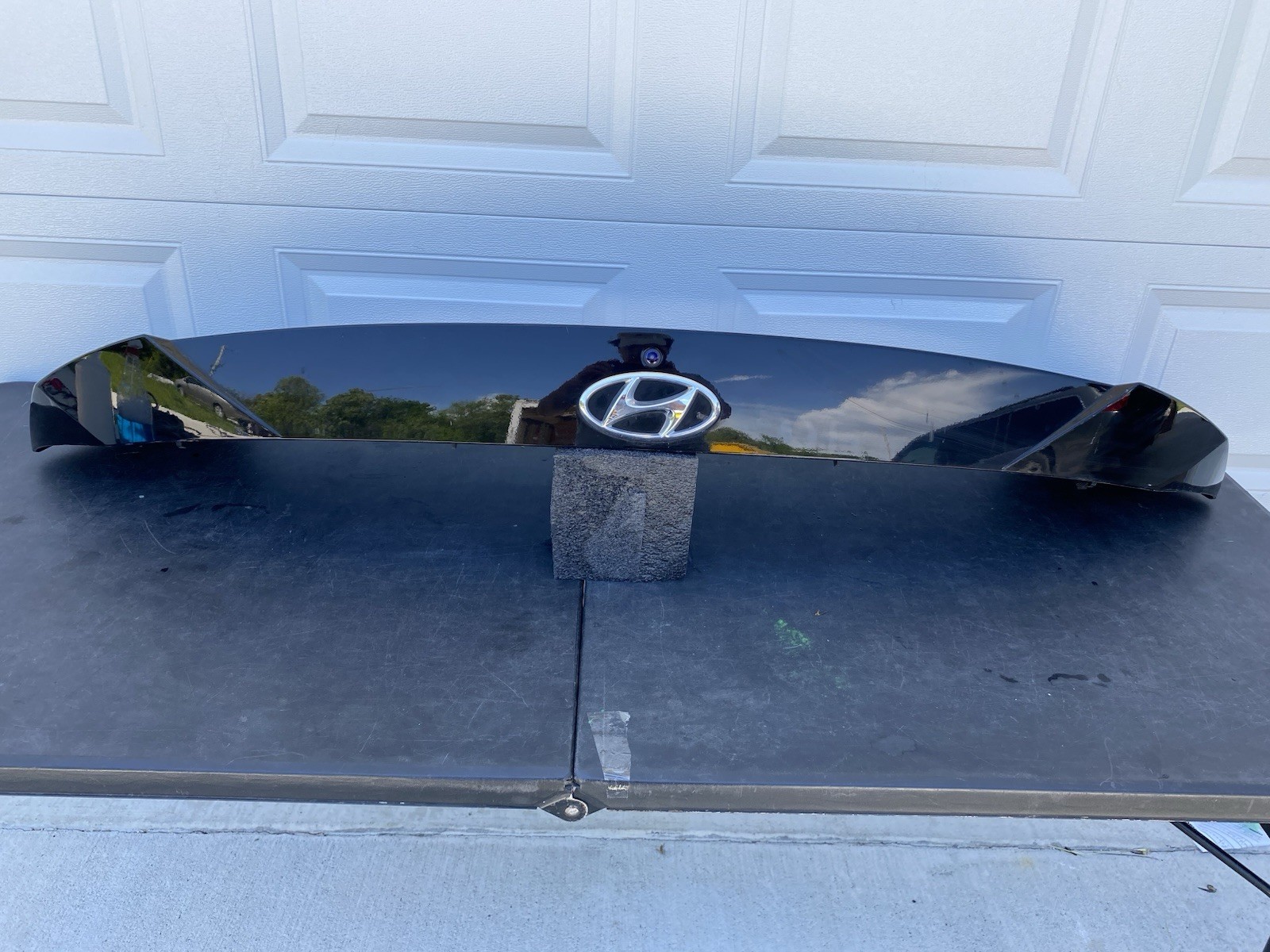 2021-2023 Hyundai Elantra Rear Trunk Spoiler w/ Camera BLACK NOIR PEARL