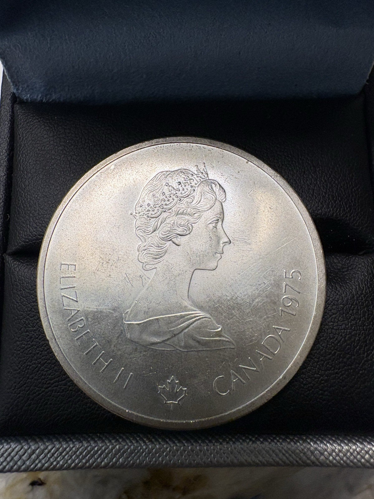 1976 Canada $10 Montreal Olympics Velodrome Sterling Silver Coin .925 1.445 oz