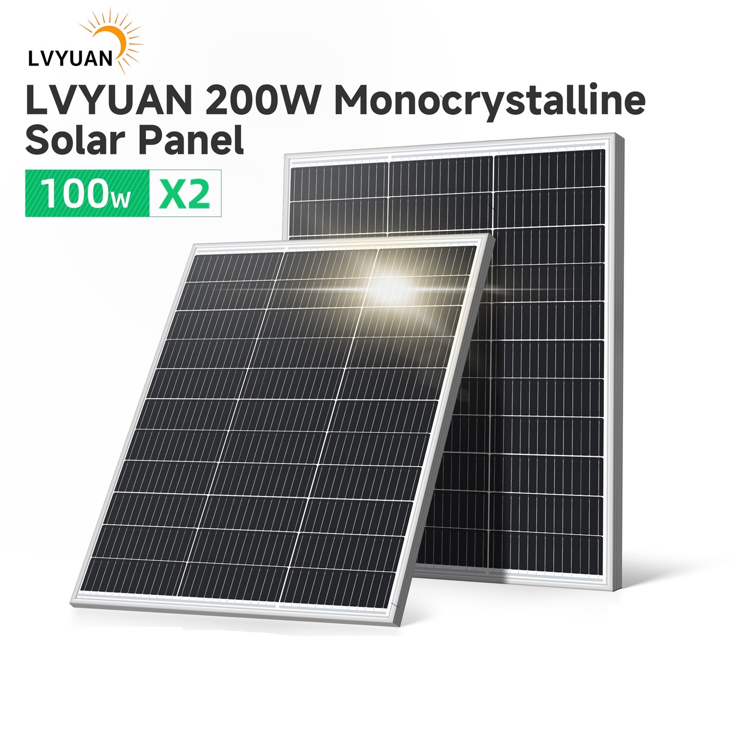 200W 400W Solar Panel Mono Power Charger for RV Home Off-Grid PV Powerstation
