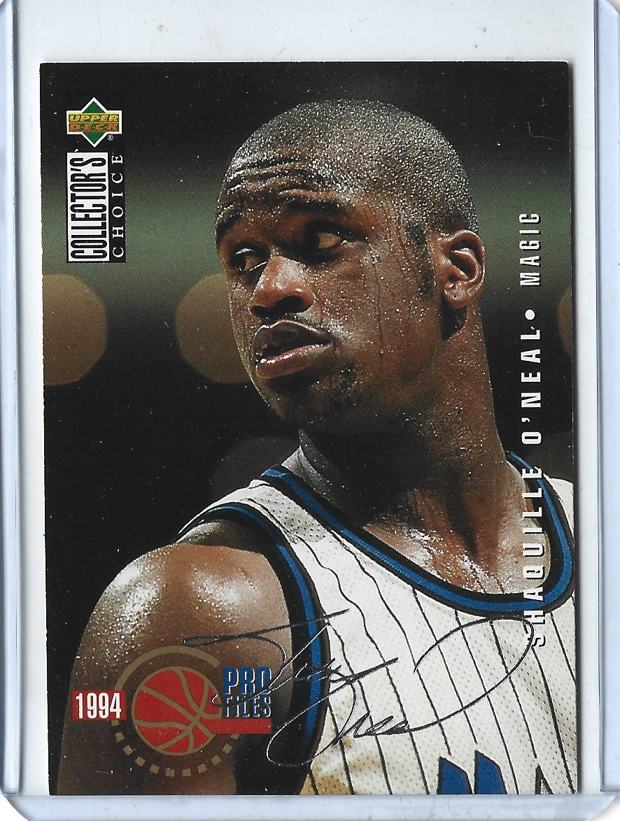 1994-95 UD Collector\'s Choice Shaquille O\'Neal PRO Silver Sig 🏀🔥 HOF\'er 🔥🏀