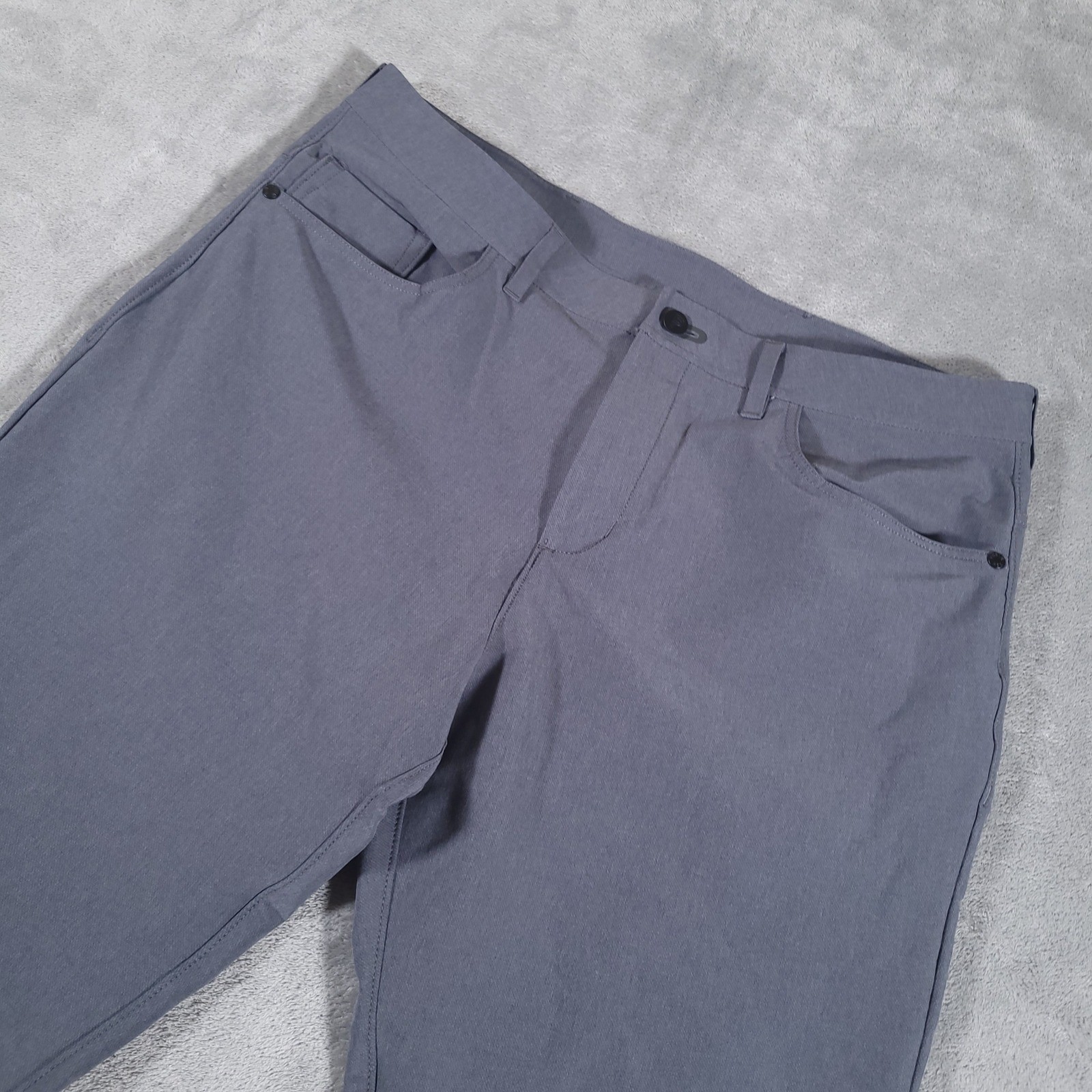 Public Rec Pants Men 36x32 Gray Dealmaker 5 Pocket Stretch Commuter