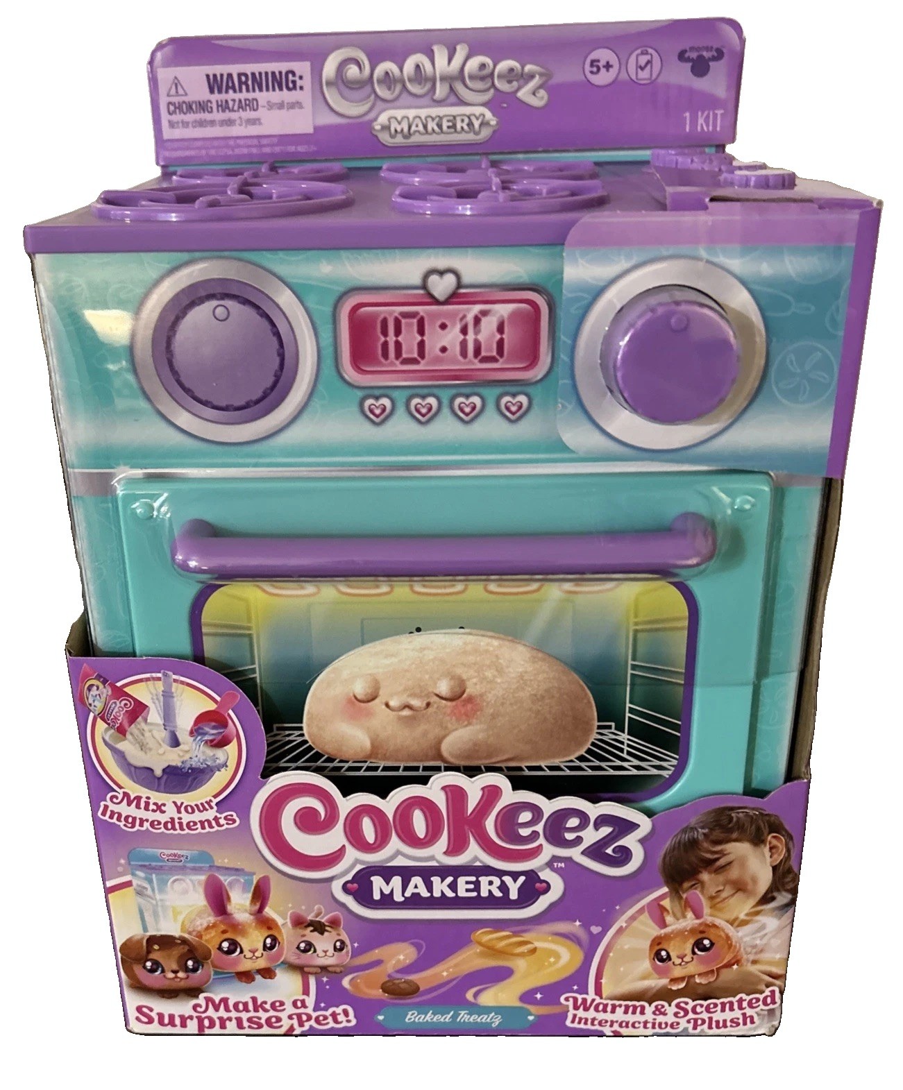 Cookeez Makery Baked Treatz Oven Interactive Playset For Surprise Plush Toy New
