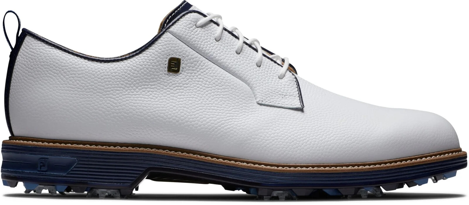 FootJoy Dryjoys Premiere Series Field Golf Shoes - White/Navy 54396 BLEMS FootJoy Dryjoys Premiere Series Field Golf Shoes - White/Navy 54396 BLEMS