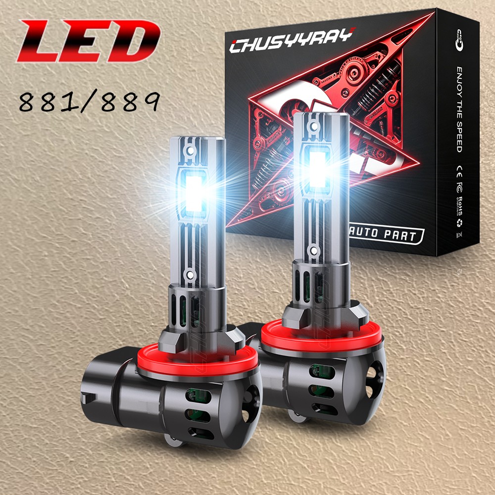 Pair 881 LED Fog Light Driving Bulbs 862 886 889 894 896 898 Xenon White 6000K