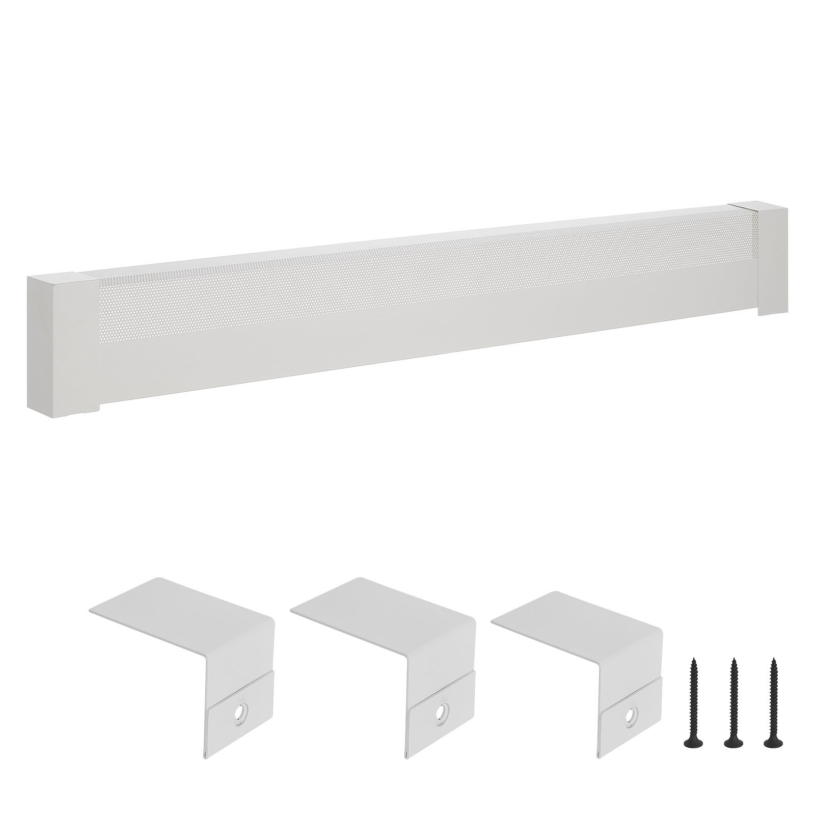 VEVOR 6 ft Baseboard Heater Covers Basic Series Standard for Bedroom White