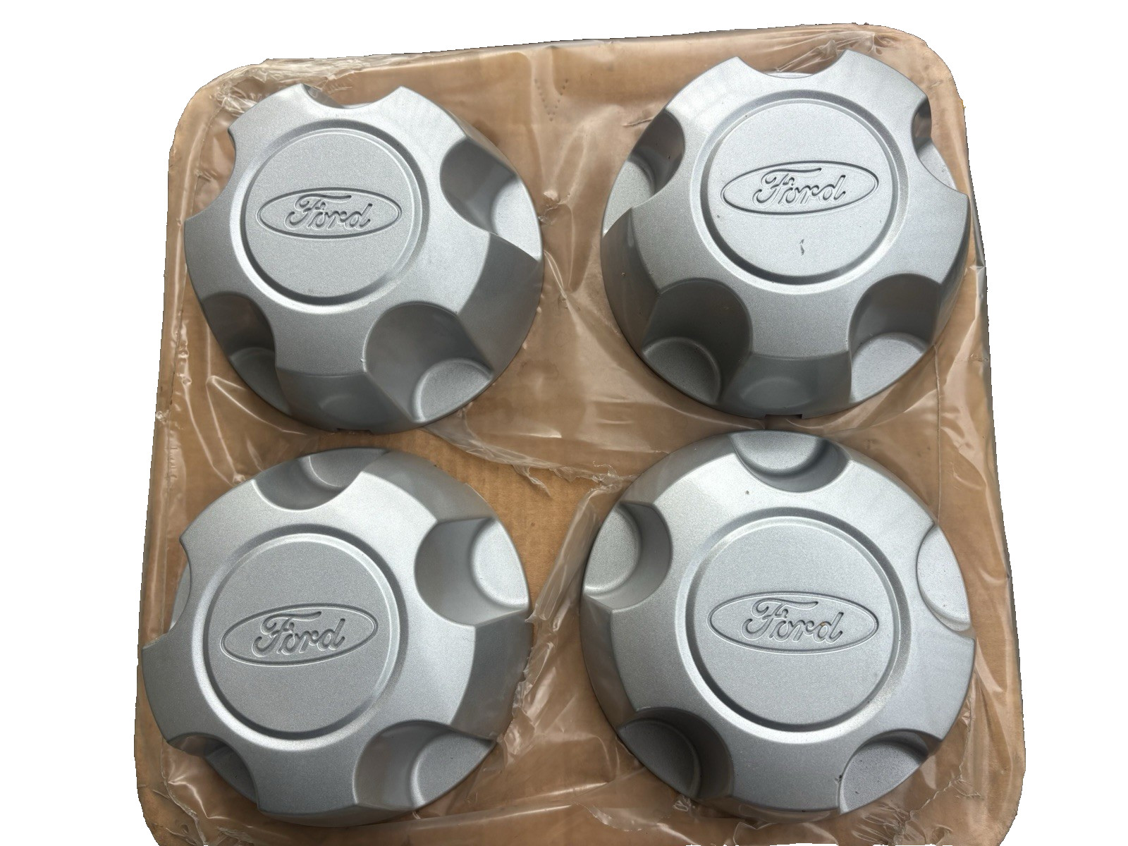 NEW OEM 1998-2005 Ford Explorer Ranger Silver Center Cap Set (4) F87A-1A096-DA