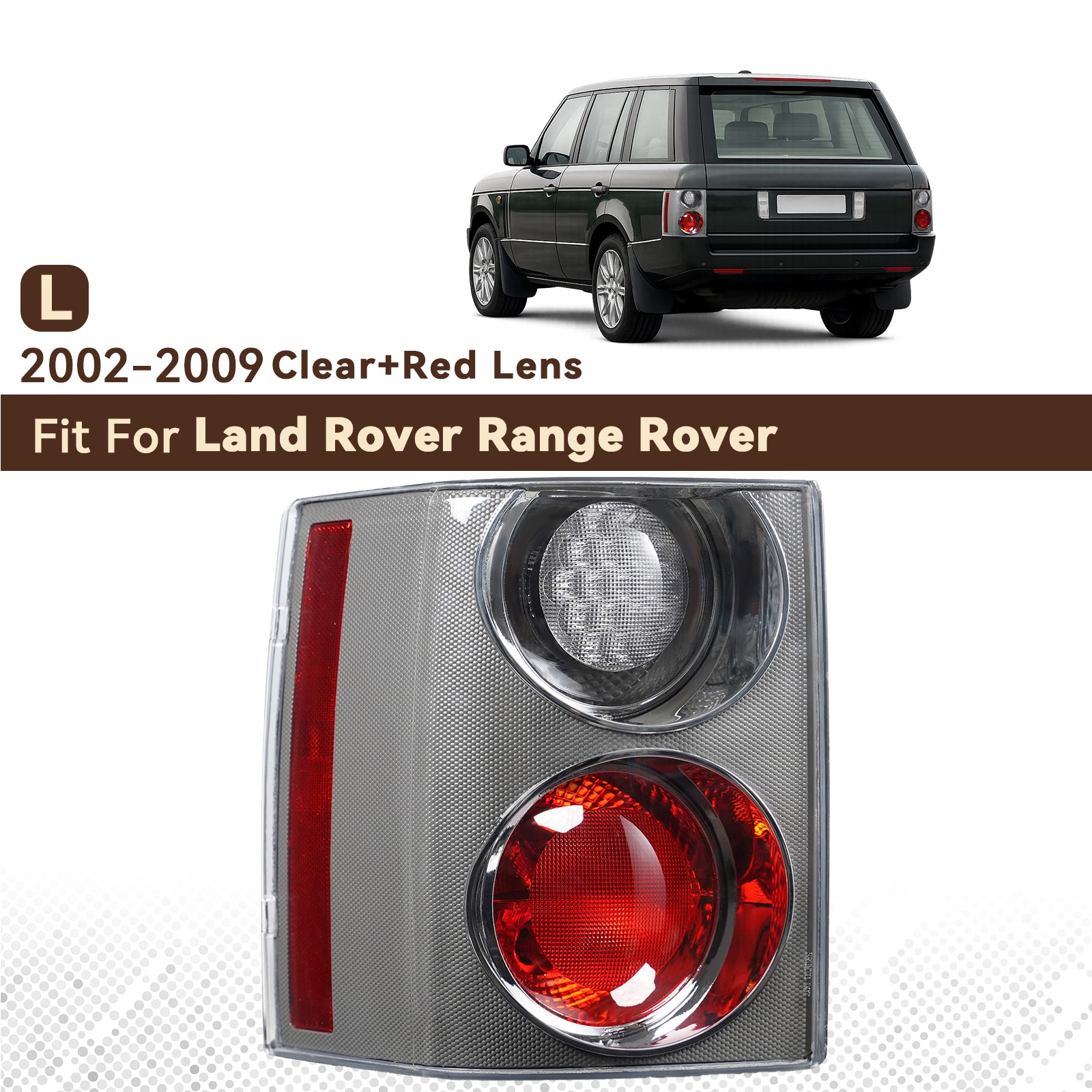 Rear Lamp Tail Light For Land Rover Range L322 2002-2009 Left Driver Side
