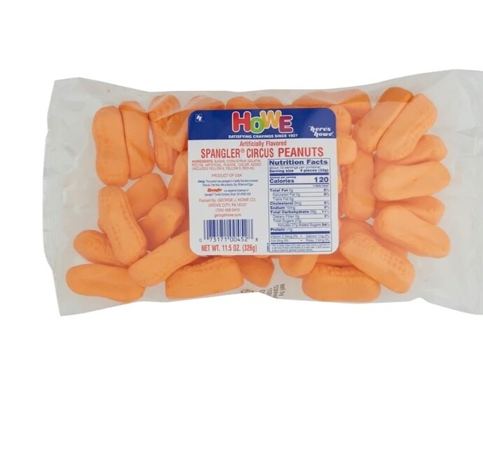 3 packs howe Circus Peanuts Old Fashioned Candy, 2-Pound Pack 3 packs howe Circus Peanuts Old Fashioned Candy, 2-Pound Pack
