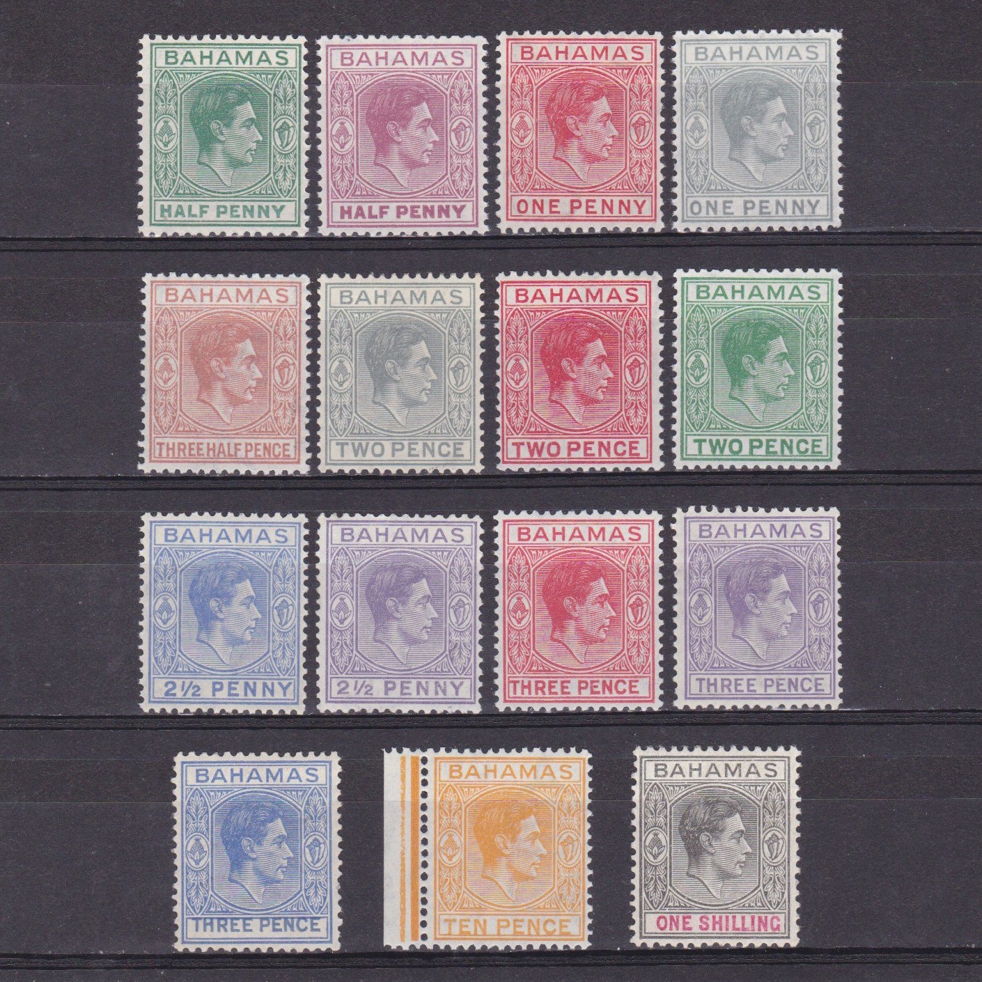 BAHAMAS 1938, SG# 149-155, CV £89, MH
