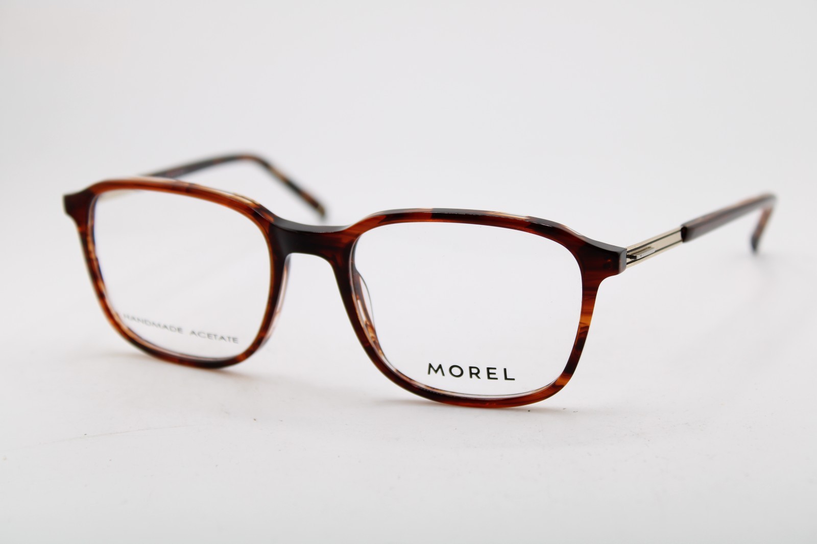 NEW MOREL FRANCE MOZART 1 SP01 HAVANA SILVER AUTHENTIC FRAMES EYEGLASSES 52-18